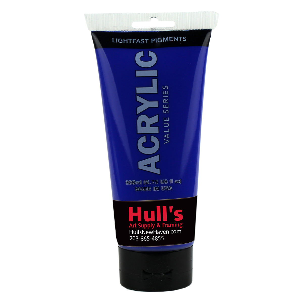 HULLS ACRYLIC 200ml TUBE ULTRA BLUE