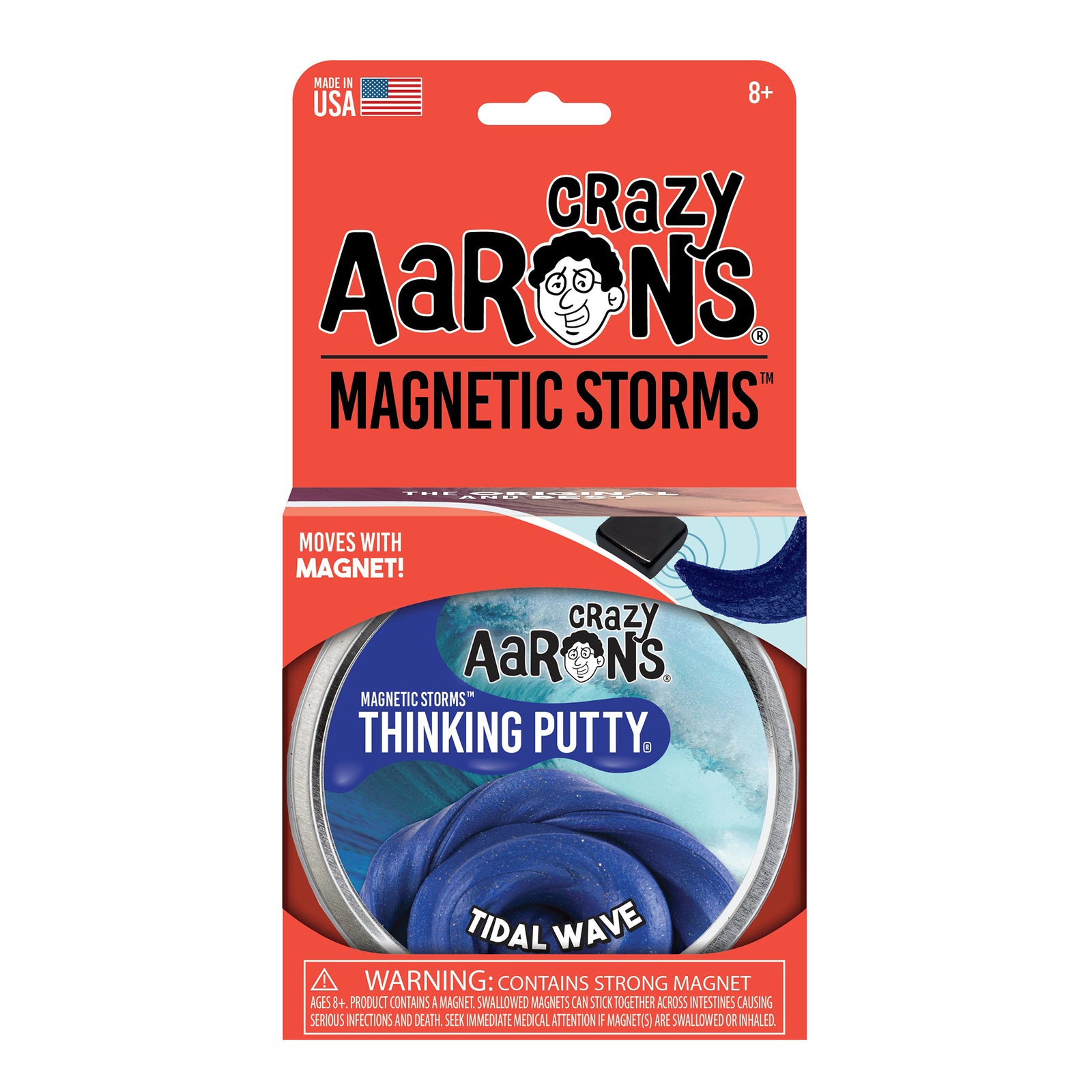 MAGNETIC THINKING PUTTY 4'' TIDAL WAVE