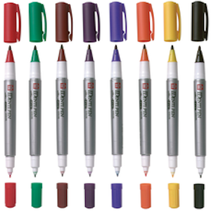 IDENTI-PEN DUAL TIP RED