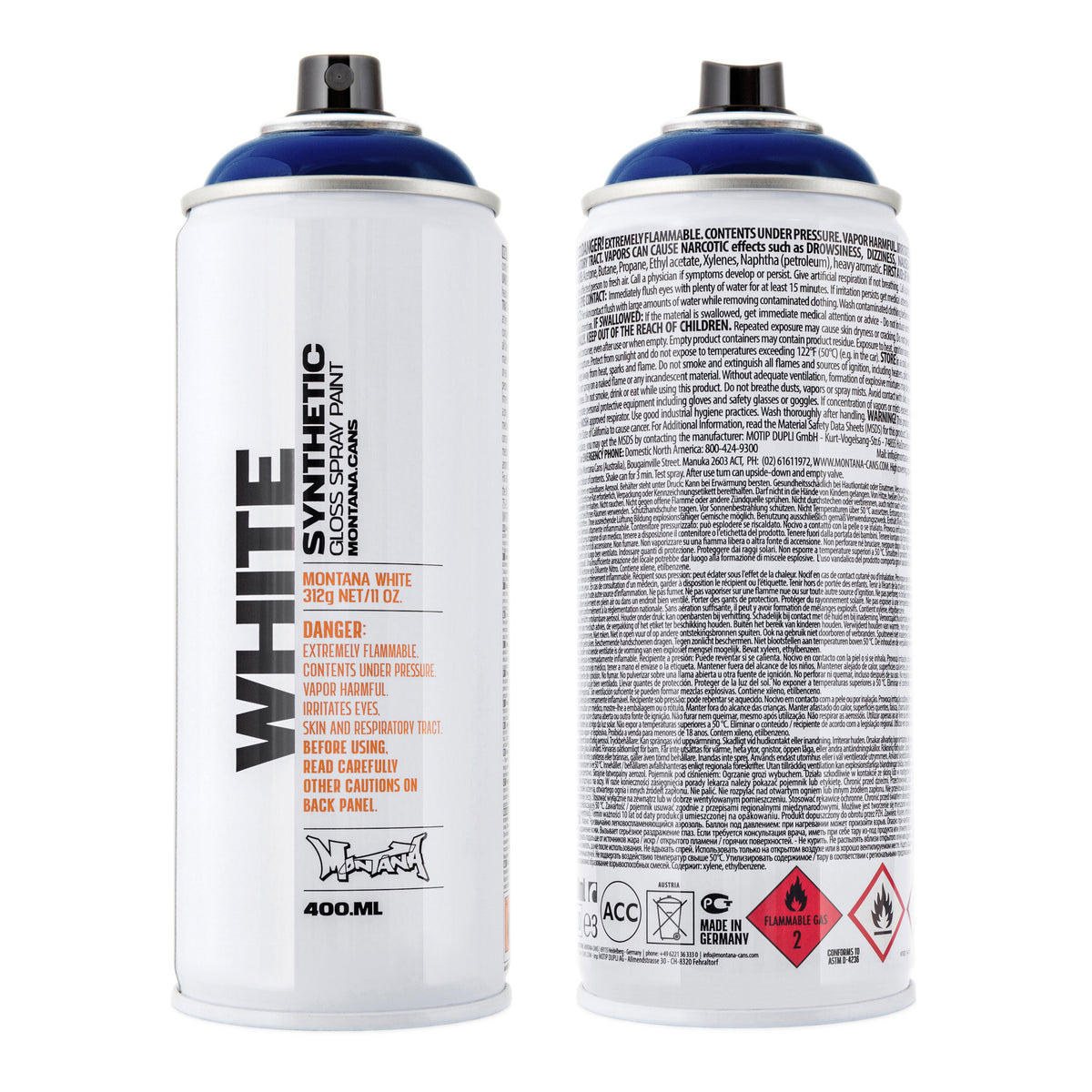 MONTANA WHITE SPRAY CAN NIGHT BLUE