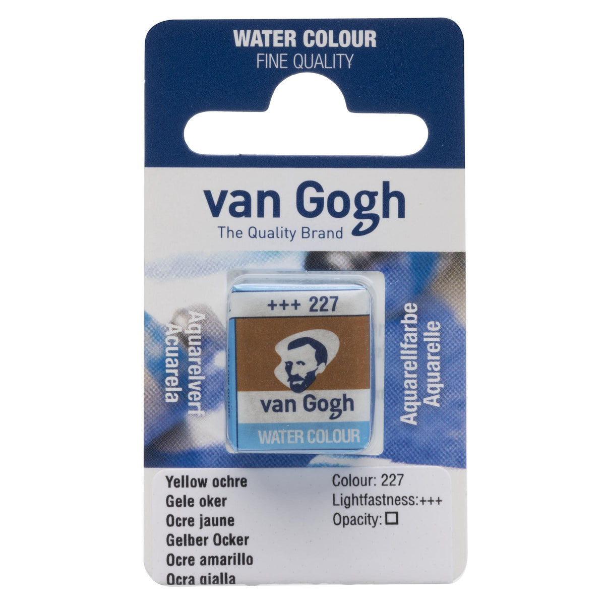 VAN GOGH WATERCOLOUR HALF PAN YELLOW OCHRE