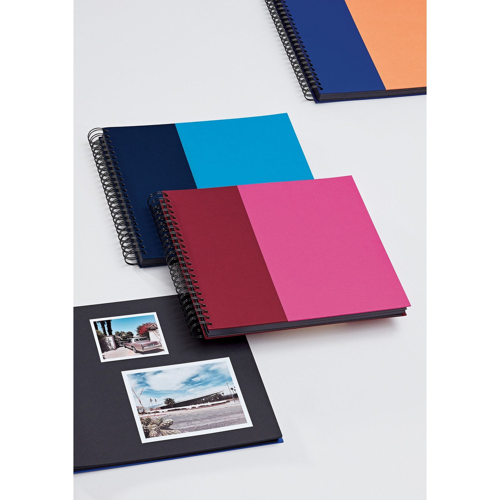CUTTING EDGE PHOTO ALBUM SPIRAL COBALT PEACH