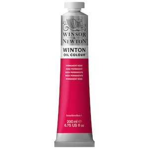 WINTON OIL COLOR 200ml PERMANENT ROSE