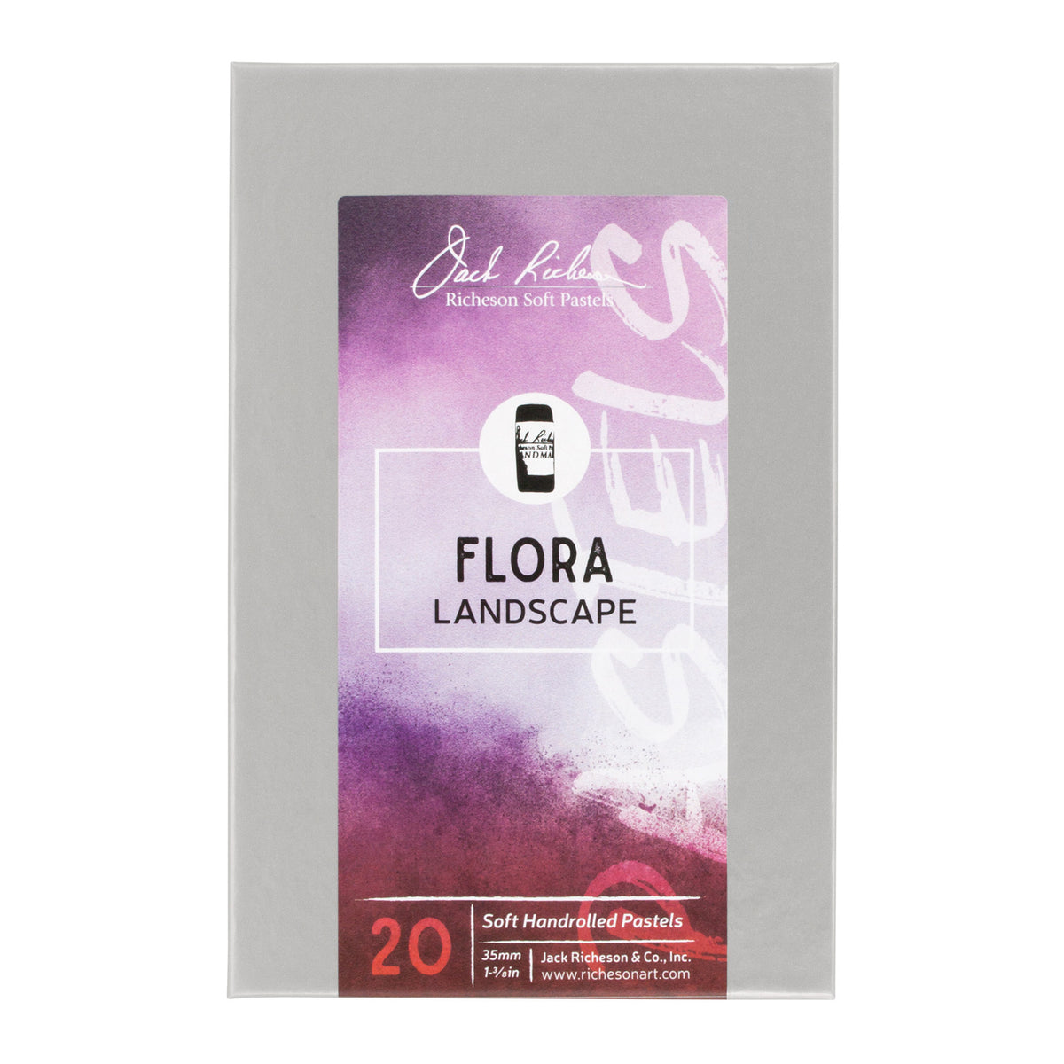 HANDROLLED SOFT PASTEL SET/20 FLORAL LANDSCAPE