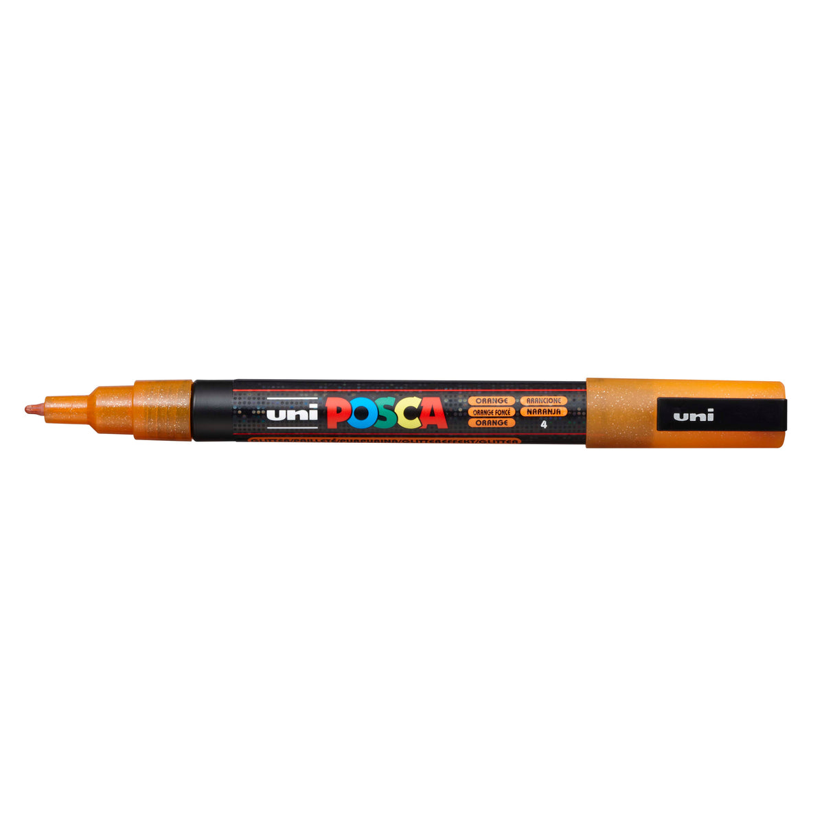 POSCA PAINT MARKER PC-3M FINE GLITTER ORANGE