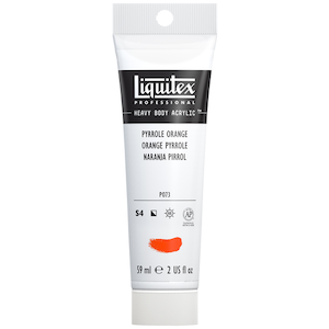 LIQUITEX HEAVY BODY 2oz TUBE PYRROLE ORANGE