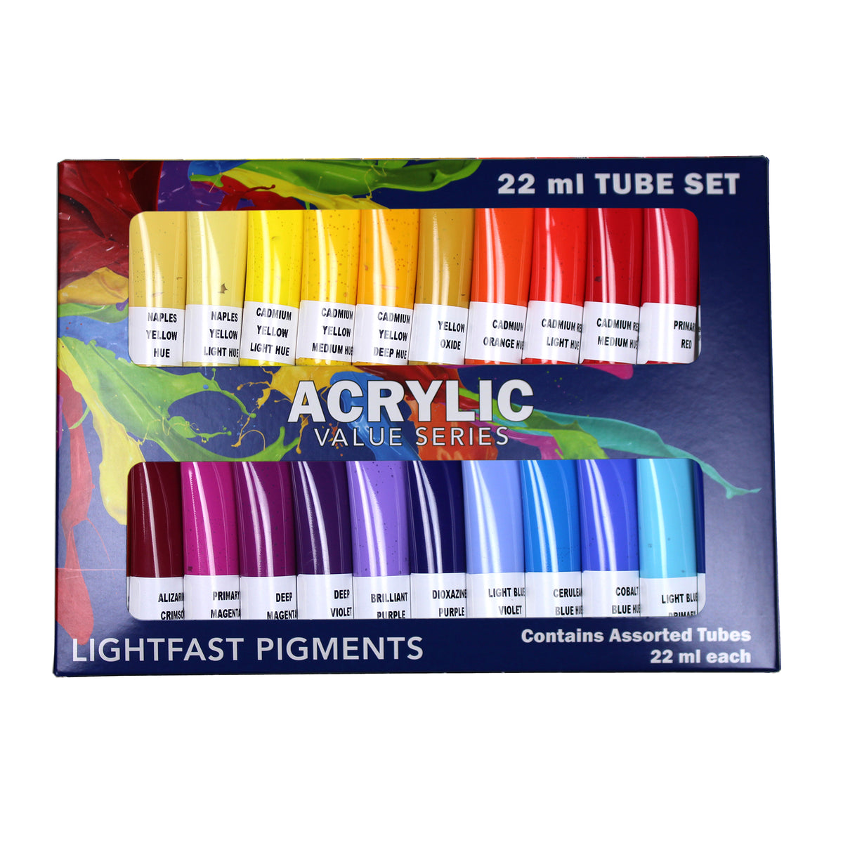 HULLS ACRYLIC 22ml TUBE SET/48