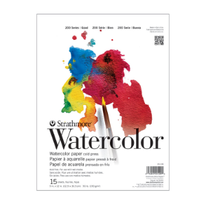 WATERCOLOR PAD 90LB COLD PRESSED 200-SERIES 11&#39;&#39;x15&#39;&#39;