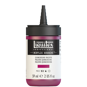 LIQUITEX ACRYLIC GOUACHE 59ml JAR QUINACRIDONE MAGENTA