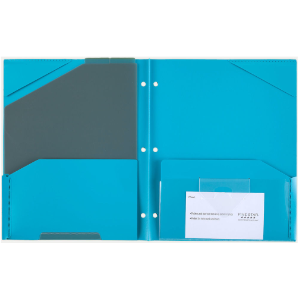 FIVE STAR 2-POCKET PLASTIC FOLDER AND FILE
