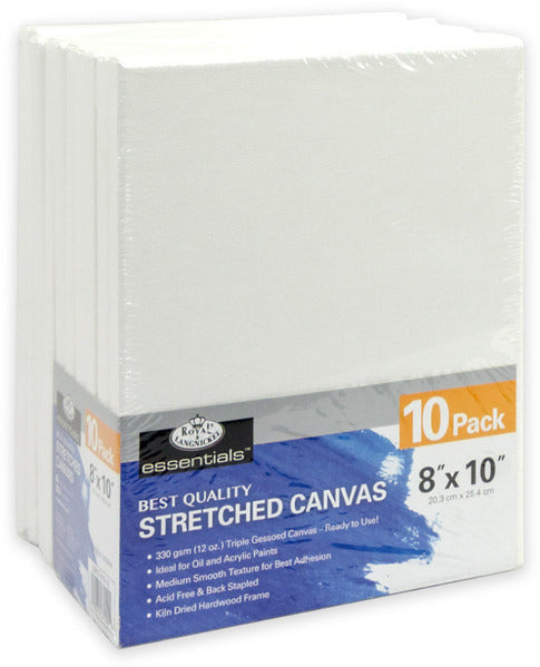 VALUE PACK/10 8X10 STRETCHED CANVAS