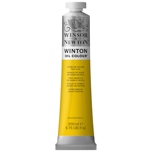 WINTON OIL COLOR 200ml CADMIUM YELLOW PALE HUE