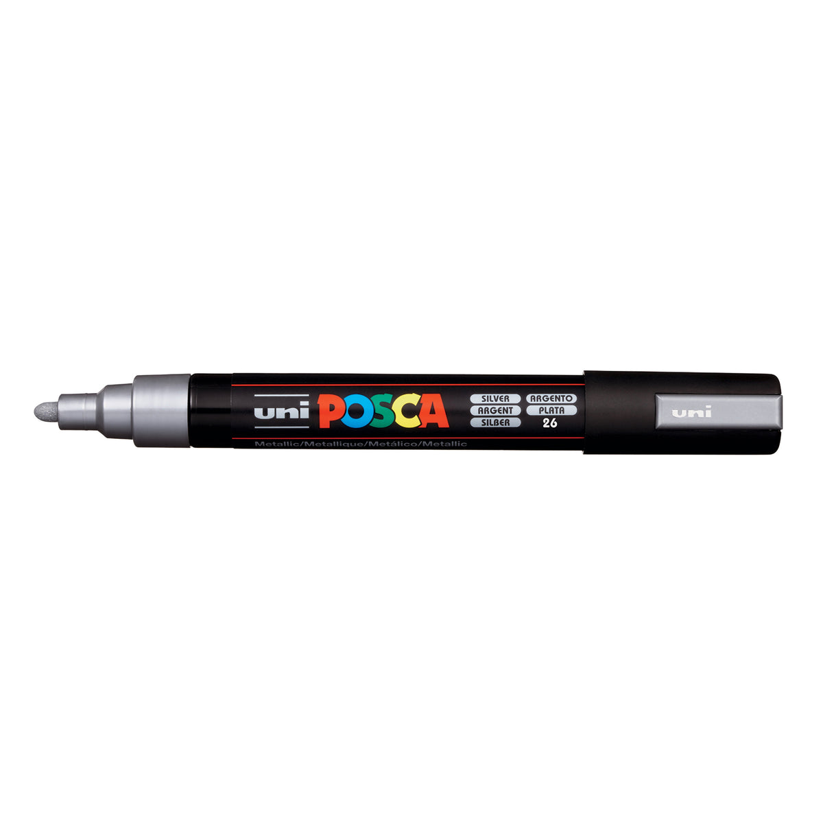 POSCA PAINT MARKER PC-5M MEDIUM SILVER