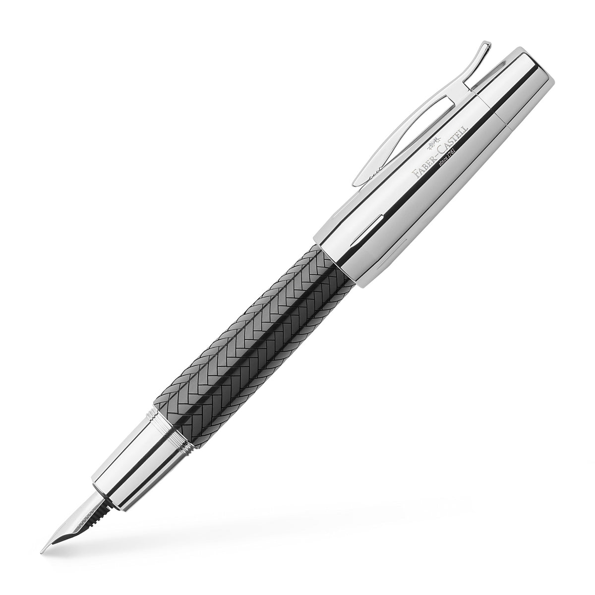 EMOTION BLACK PARQUET FOUNTAIN PEN FINE