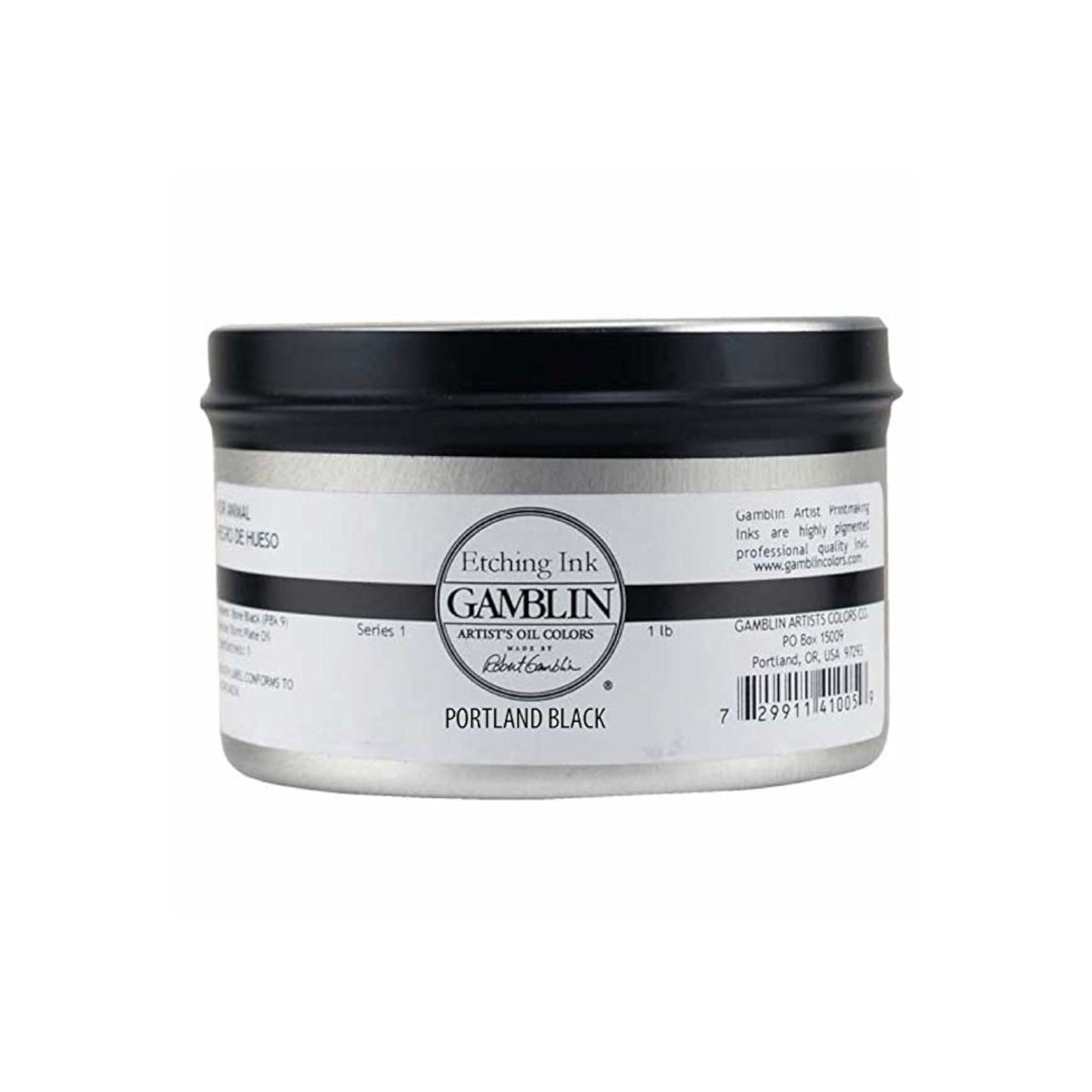 GAMBLIN ETCHING INK PORTLAND BLACK