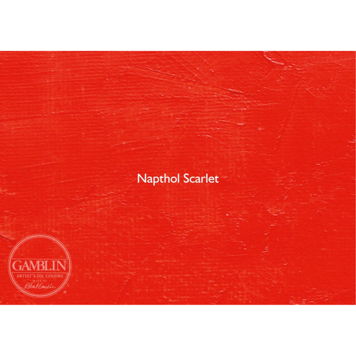 GAMBLIN RELIEF INK NAPTHOL SCARLET
