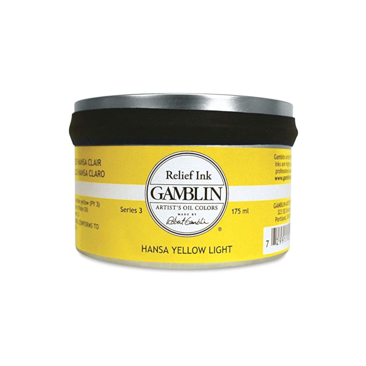 GAMBLIN RELIEF INK HANSA YELLOW LIGHT
