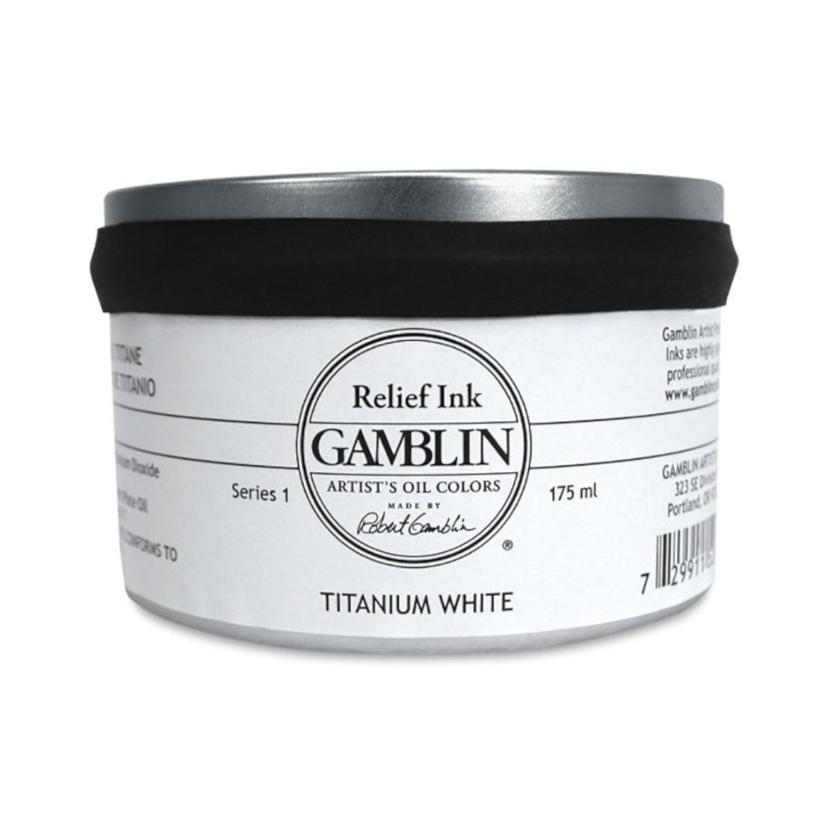 GAMBLIN RELIEF INK TITANUM WHITE
