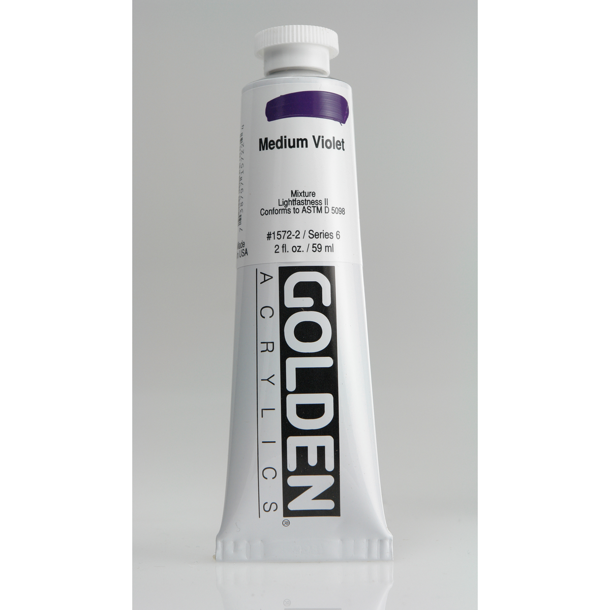 GOLDEN HEAVY BODY ACRYLIC (PURPLES)
