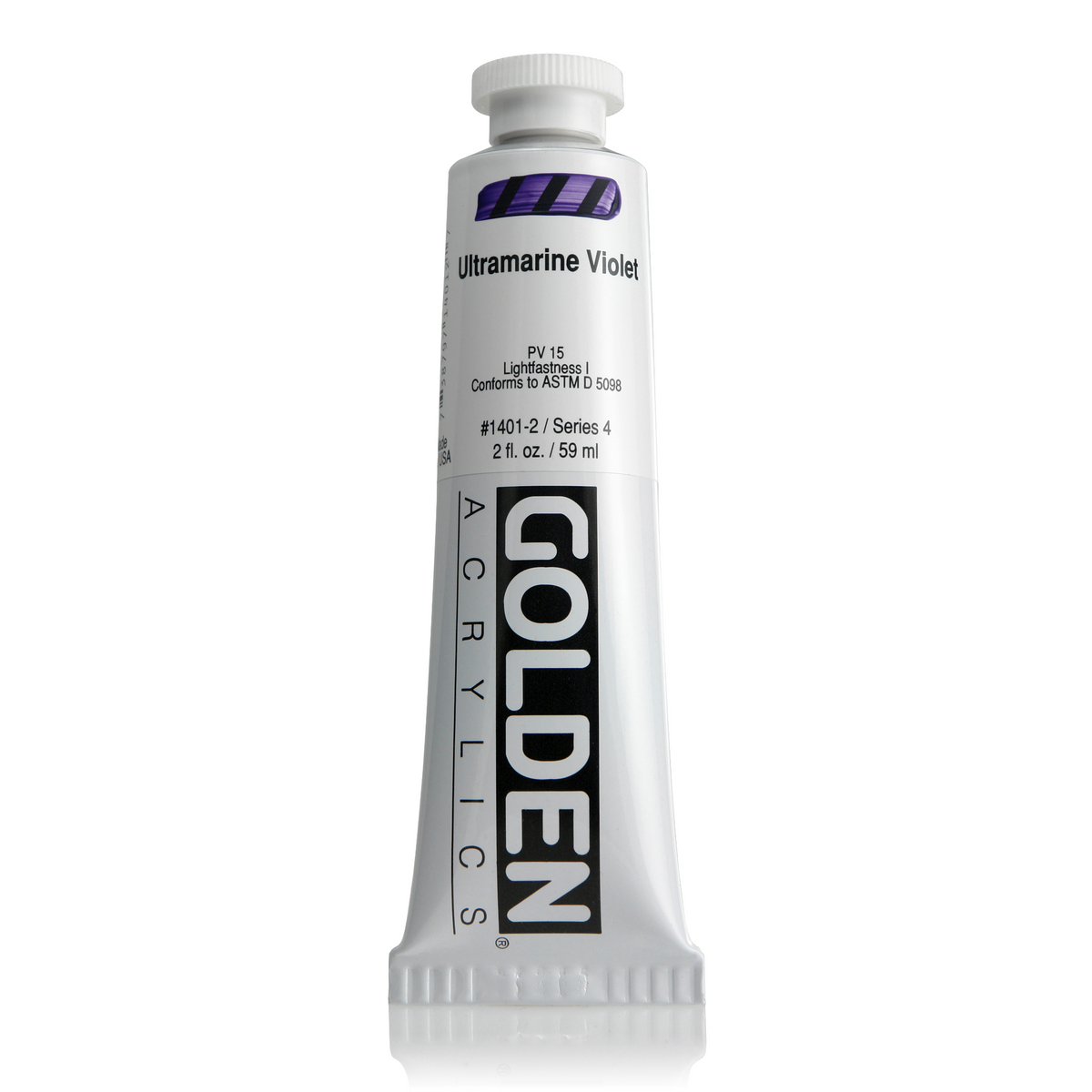 GOLDEN HEAVY BODY ACRYLIC (PURPLES)