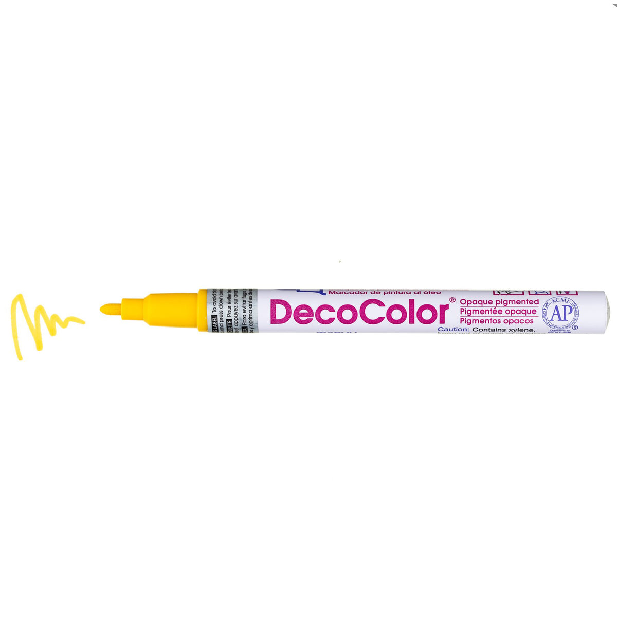DECOCOLOR PAINT MARKER FINE POINT YELLOW