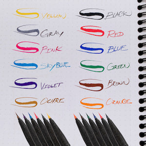 SIGN PEN MICRO BRUSH BLUE