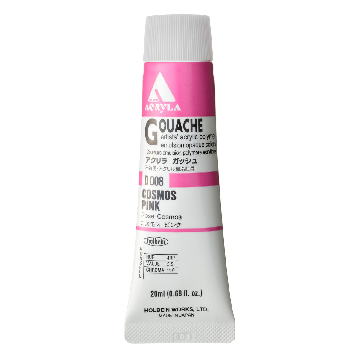ACRYLA GOUACHE 20ML COSMO PINK