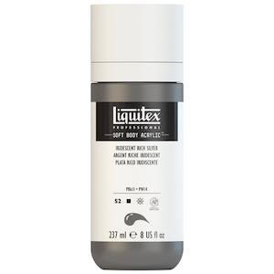 SOFT BODY 237ml JAR IRIDESCENT RICH SILVER