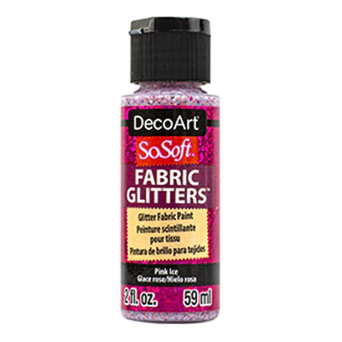 SOSOFT GLITTERS 2oz PINK ICE