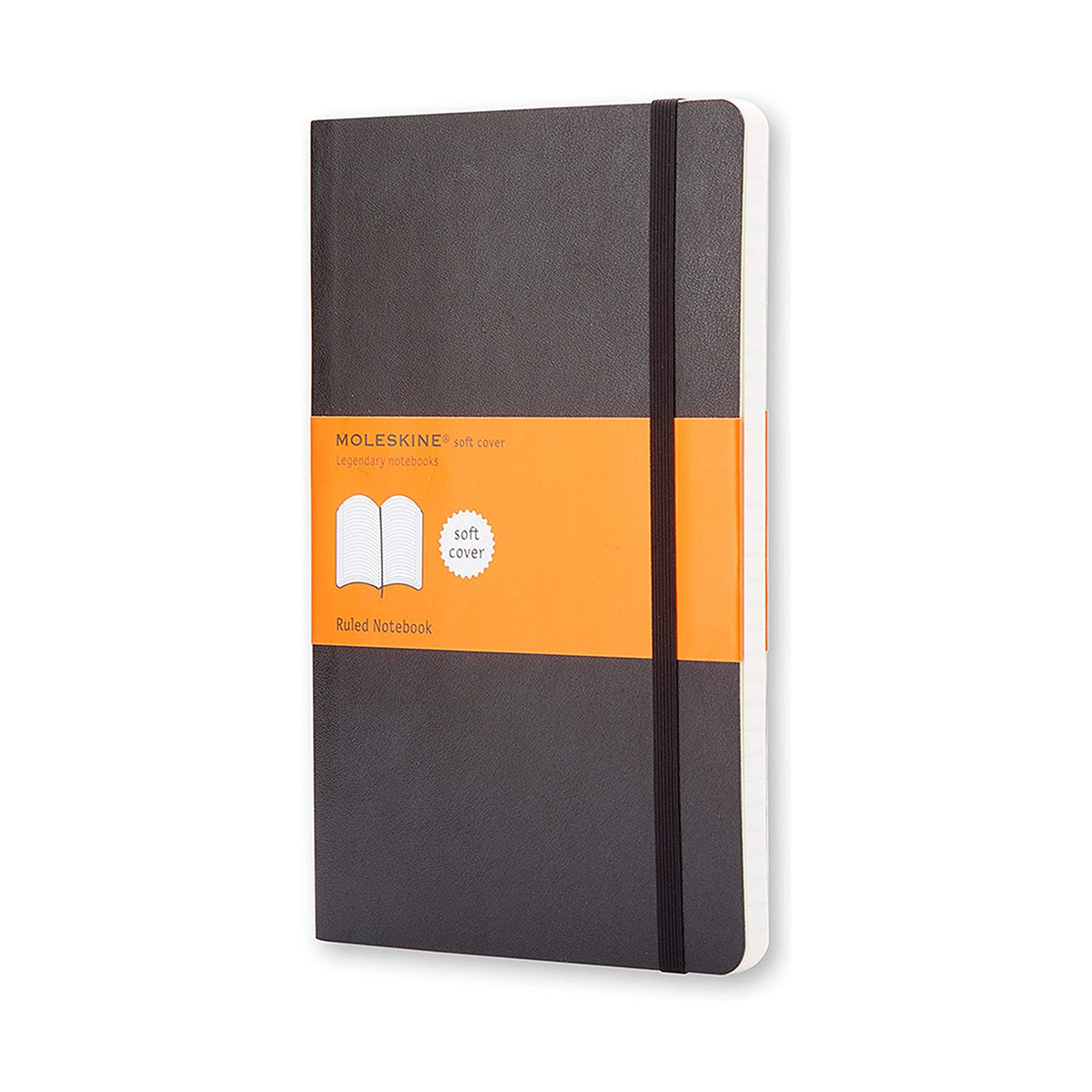 MOLESKINE SOFTCOVER RULED LARGE BLACK