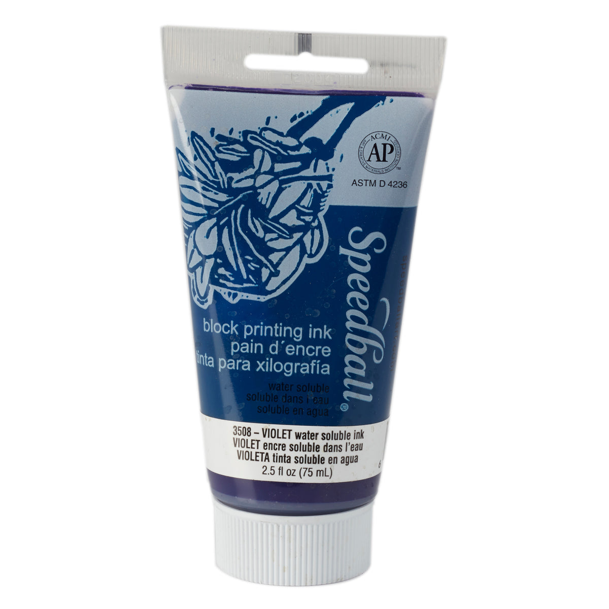 WATER-SOLUBLE BLOCK PRINTING INK 2.5oz VIOLET