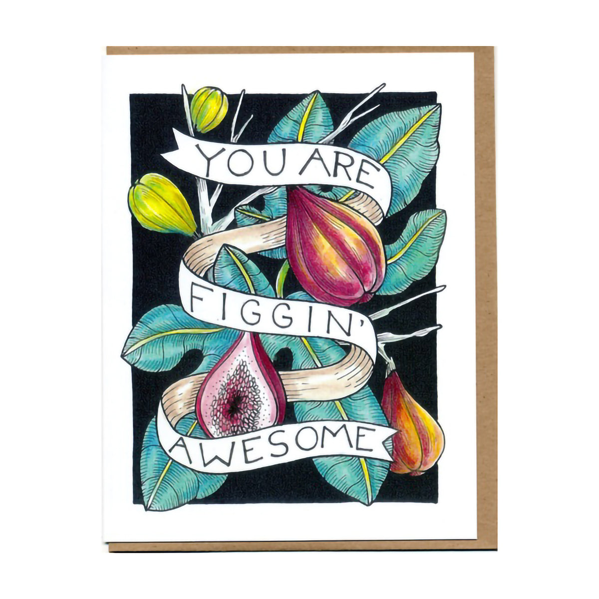 BANNER CARD - FIGGIN&#39; AWESOME