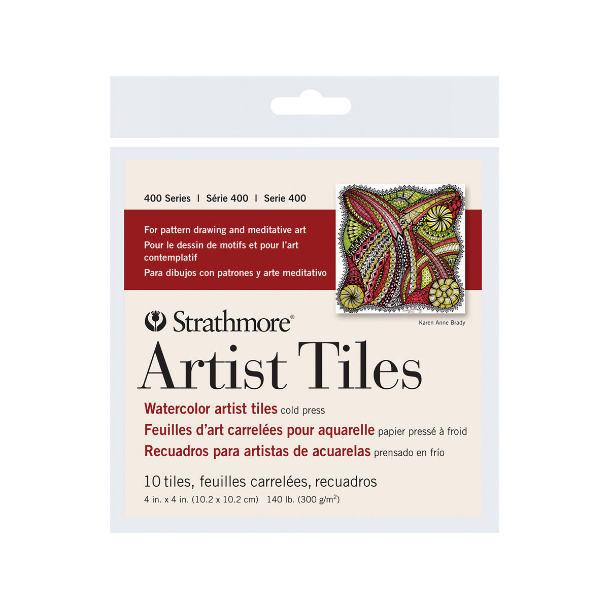 ARTIST TILES WATERCOLOR 4x4 10-PACK