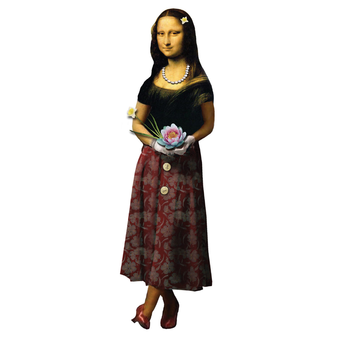 QUOTEABLE NOTEABLES CARD MONA LISA