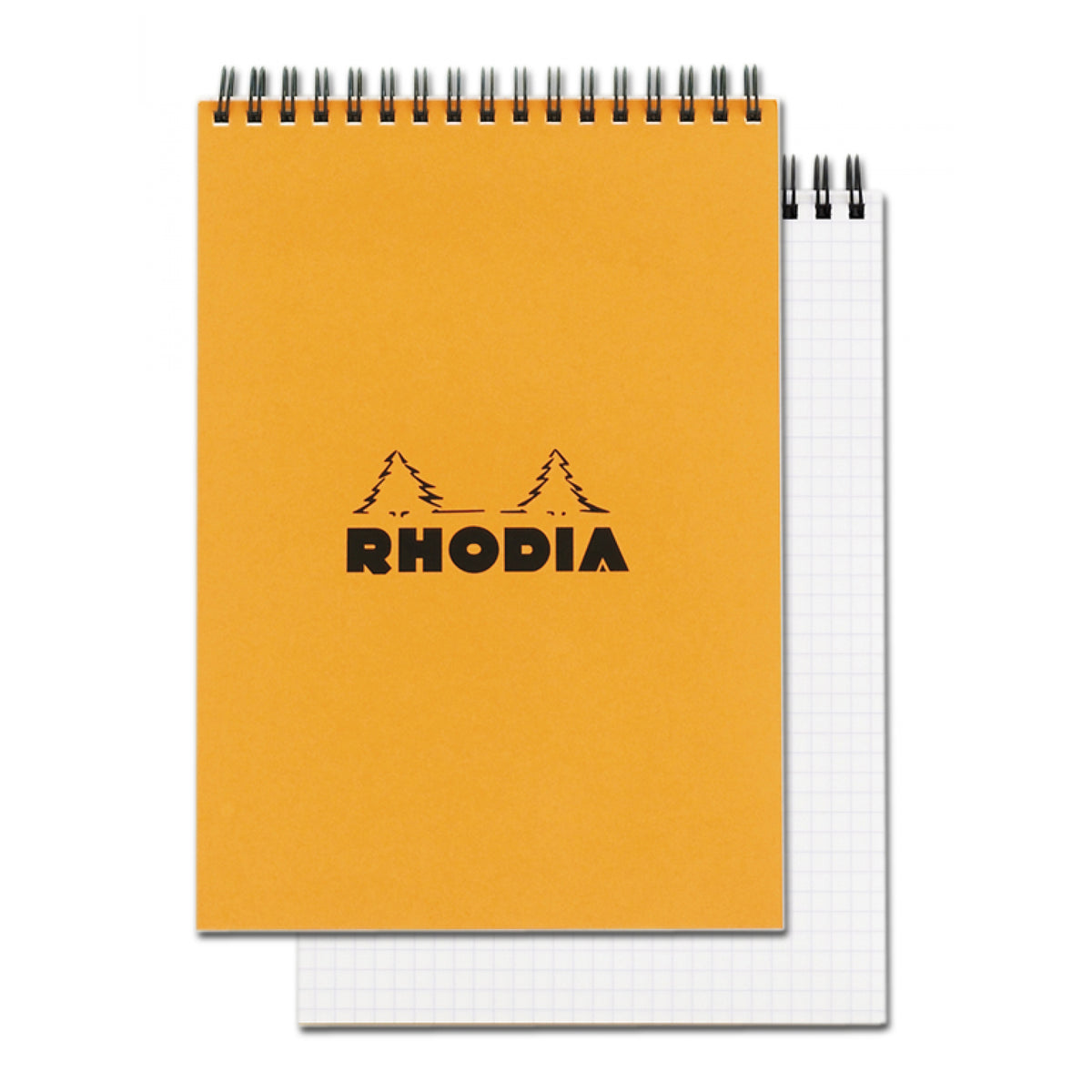 RHODIA ORANGE WIRE GRAPH PAD 6x8.25