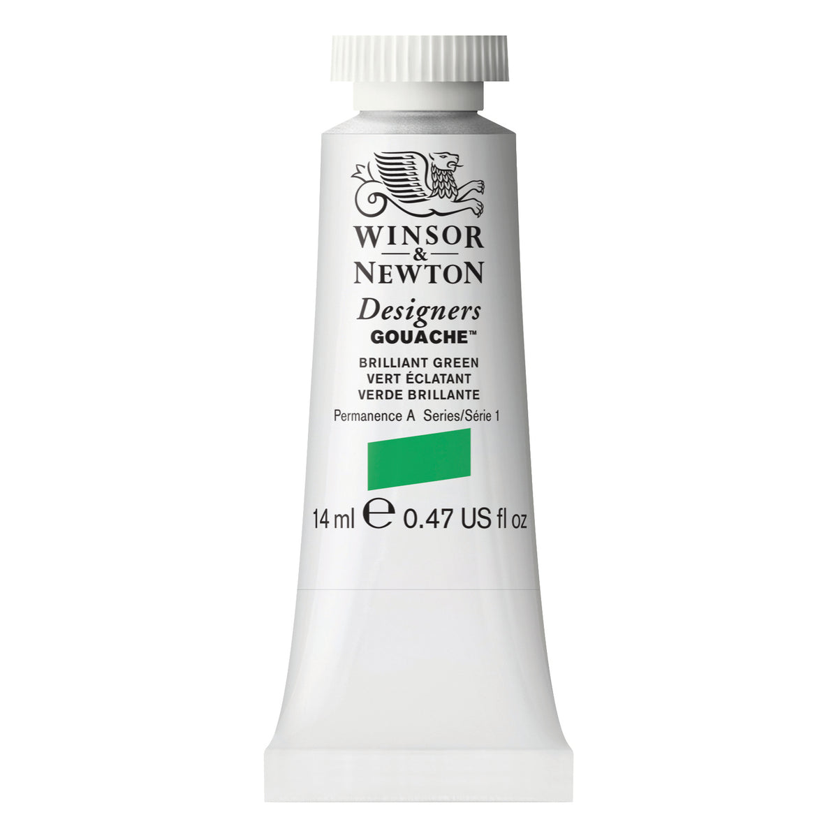 W&amp;N DESIGNERS GOUACHE BRILLIANT GREEN 14ml