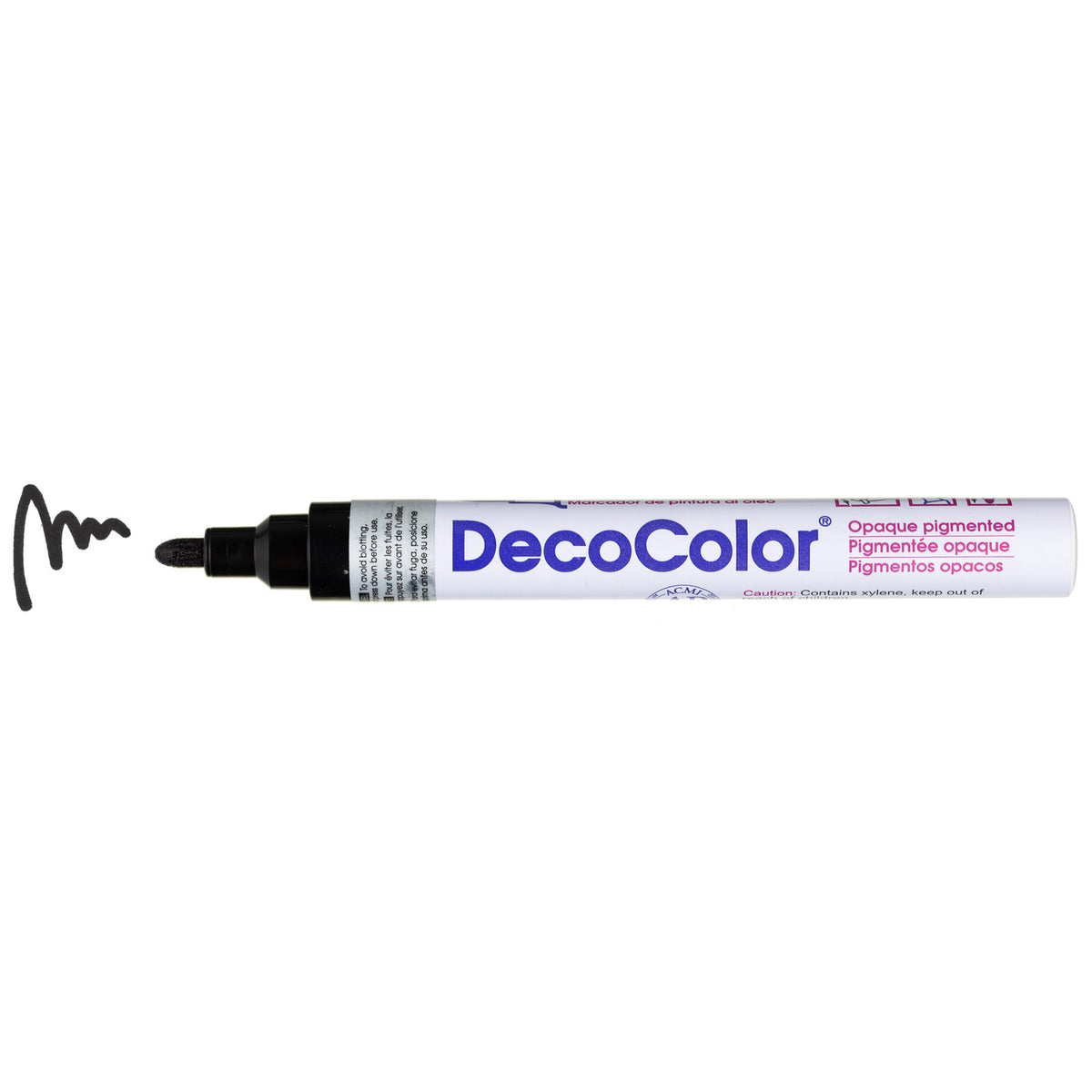 DECOCOLOR PAINT MARKER BROAD POINT BLACK