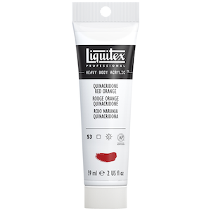 LIQUITEX HEAVY BODY 2oz TUBE QUINACRIDONE RED-ORANGE