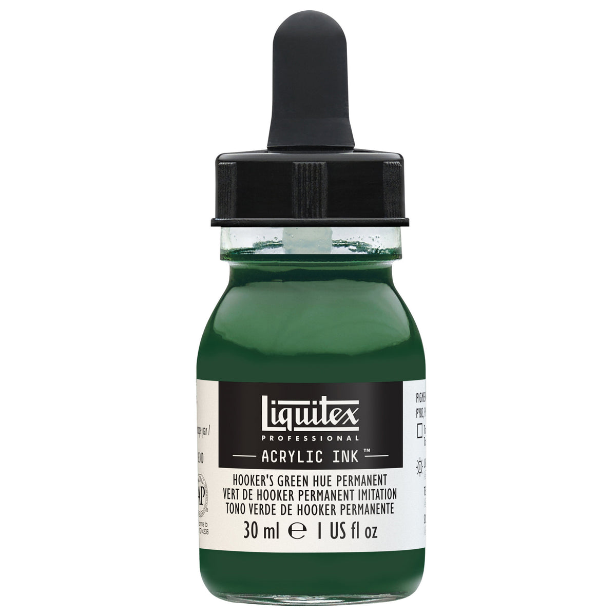 LIQUITEX INK 30ml HOOKER&#39;S GREEN HUE PERMANENT