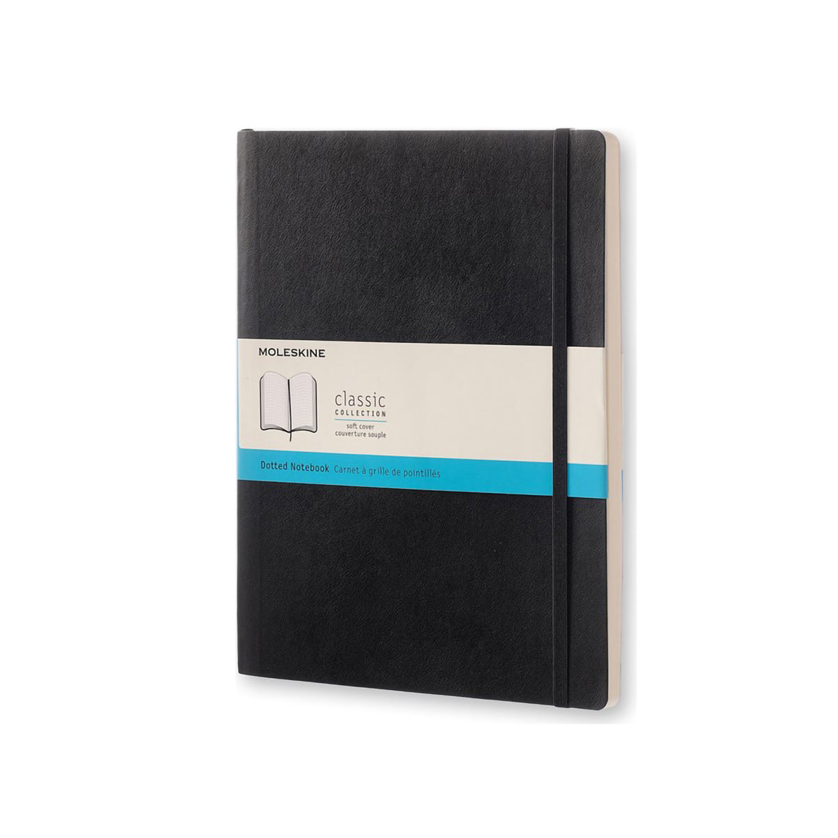 MOLESKINE SOFTCOVER DOTTED X-LARGE BLACK