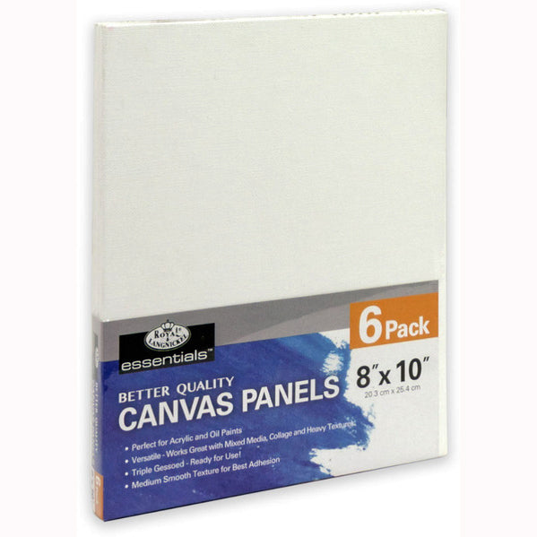 Royal & Langnickel 8x10 Canvas Panels 6pk