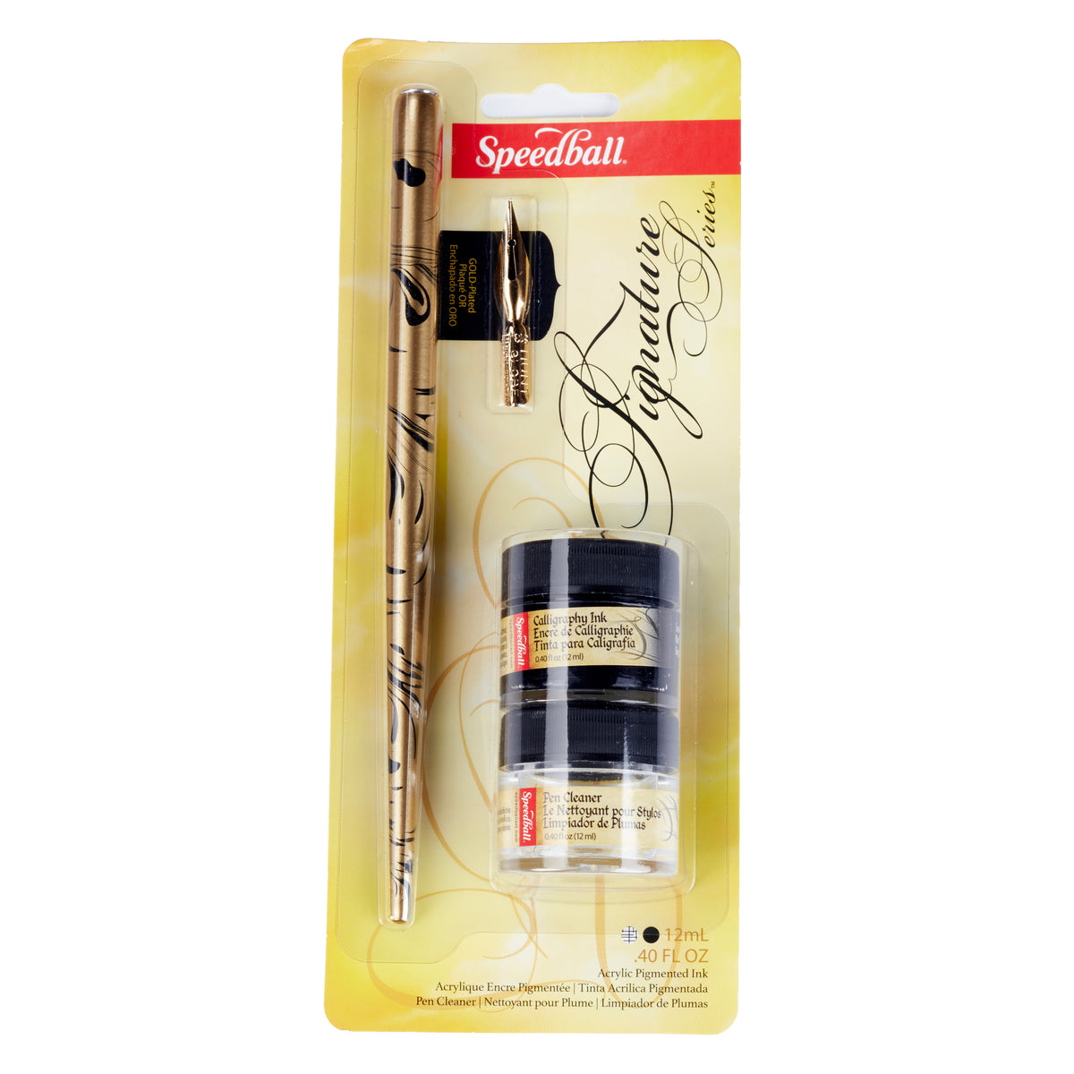 SIGNATURE PEN &amp; INK SET BLACK WITH CLEANER