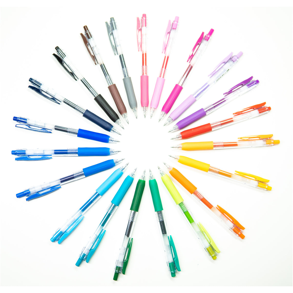 SARASA CLIP GEL RETRACTABLE 0.5mm ASSORTED SET/8