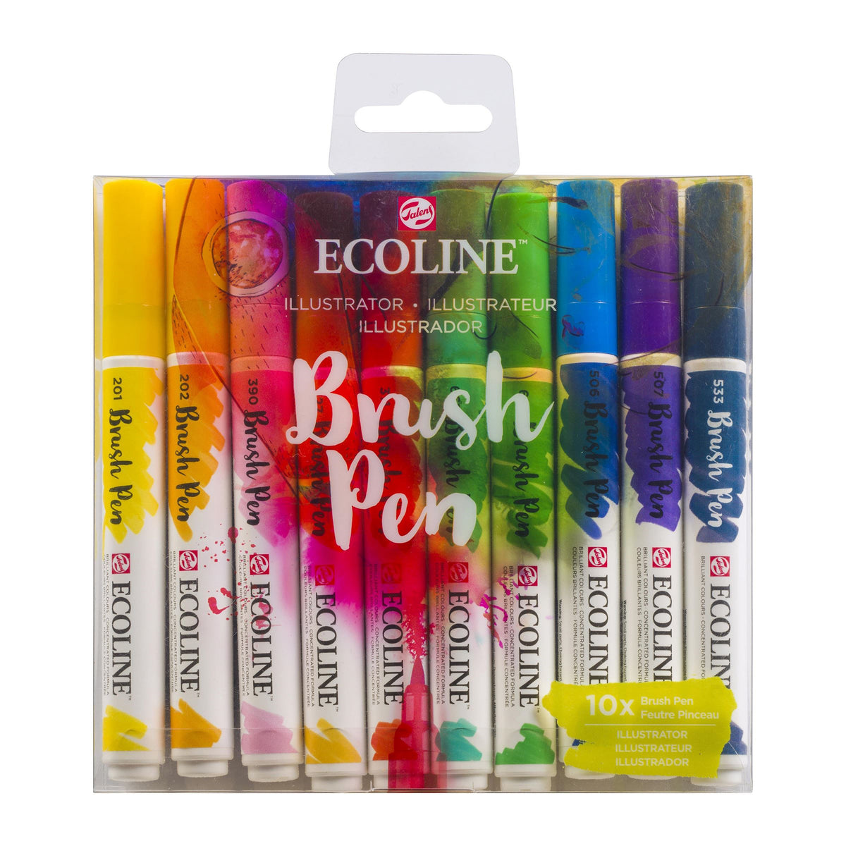 ECOLINE WATERCOLOUR BRUSHPEN SET 10 - ILLUSTRATION