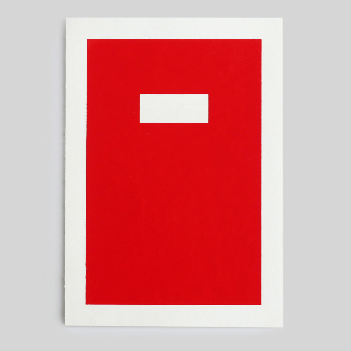 HANADURI HANJI BOOK - CABINET A5 PLAIN RED