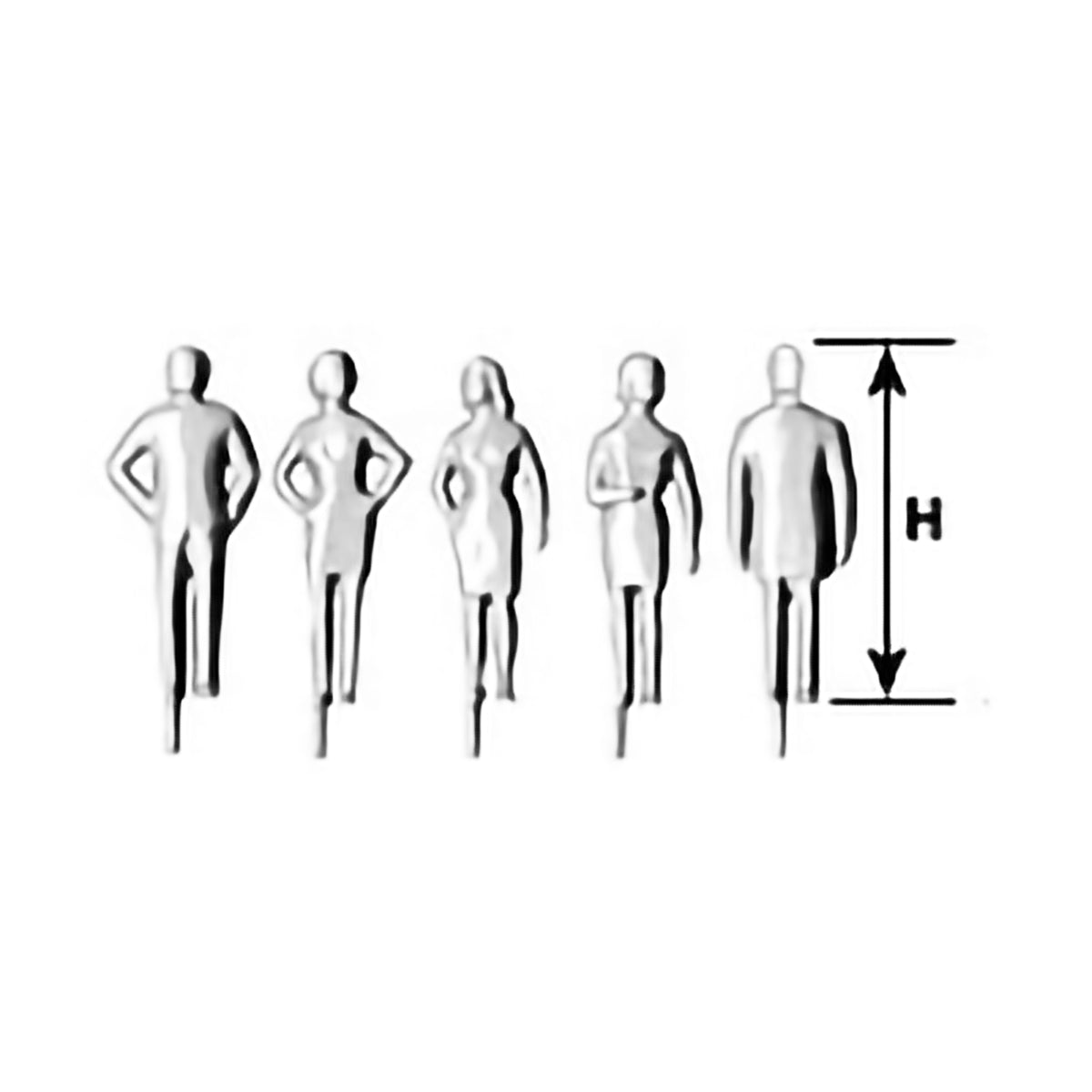 1/16 PLASTIC BUSINESS FIGURES