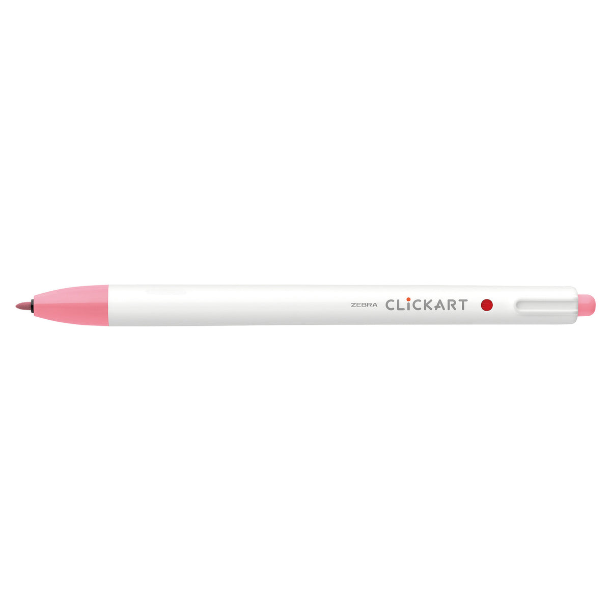 CLICKART RETRACTABLE MARKER PEN 0.6mm PINK