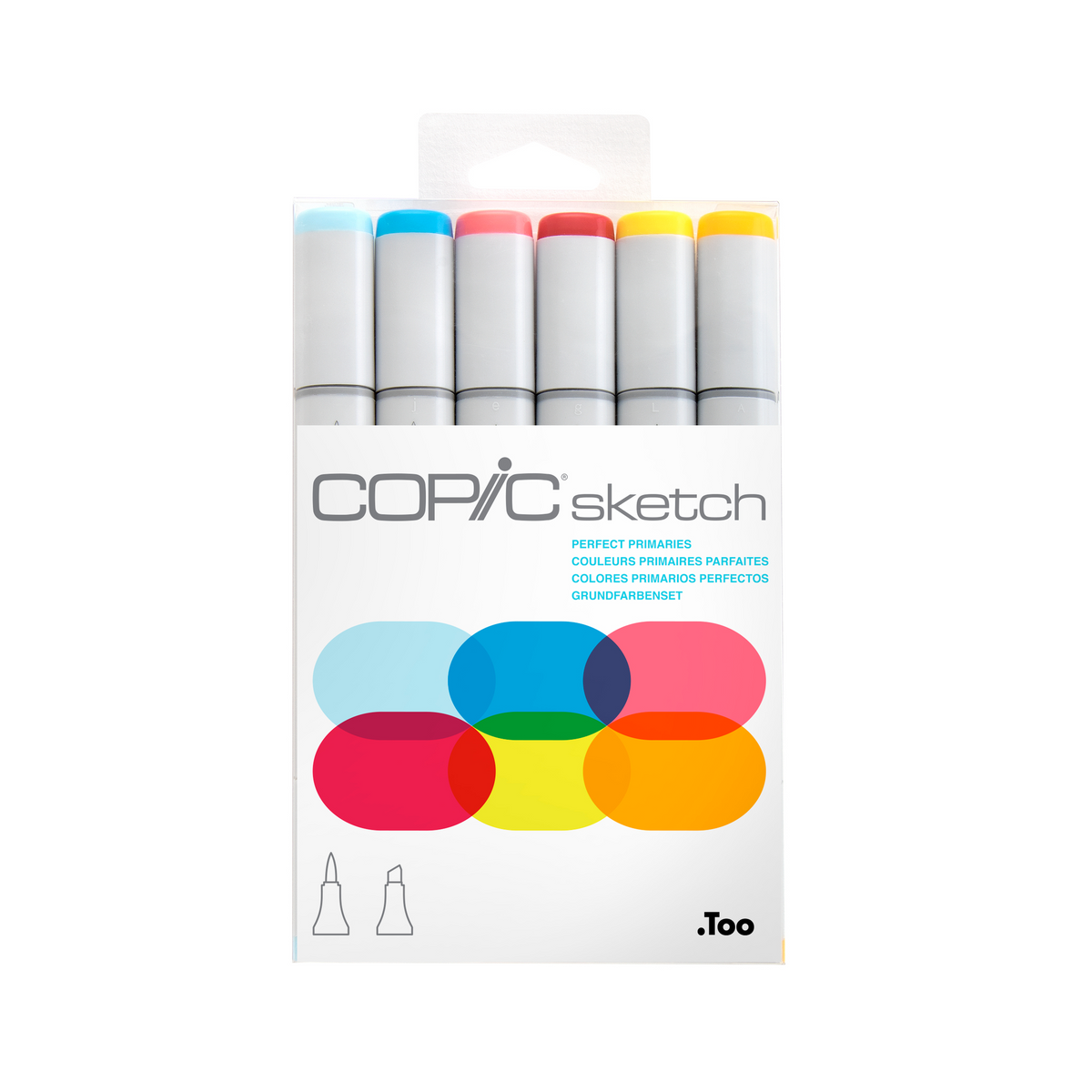 SKETCH MARKER PERFECT PRIMARIES SET/6
