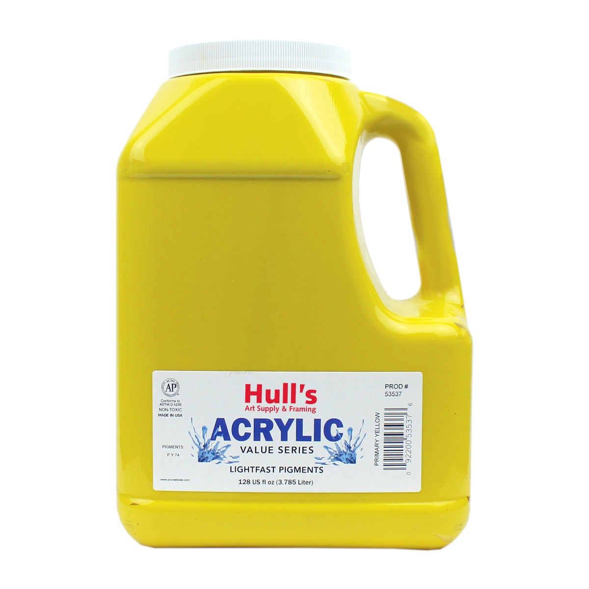 HULLS ACRYLIC GALLON PRIMARY YELLOW