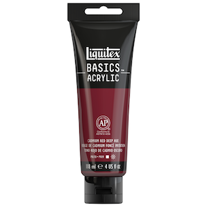BASICS 4oz TUBE CADMIUM RED DEEP HUE